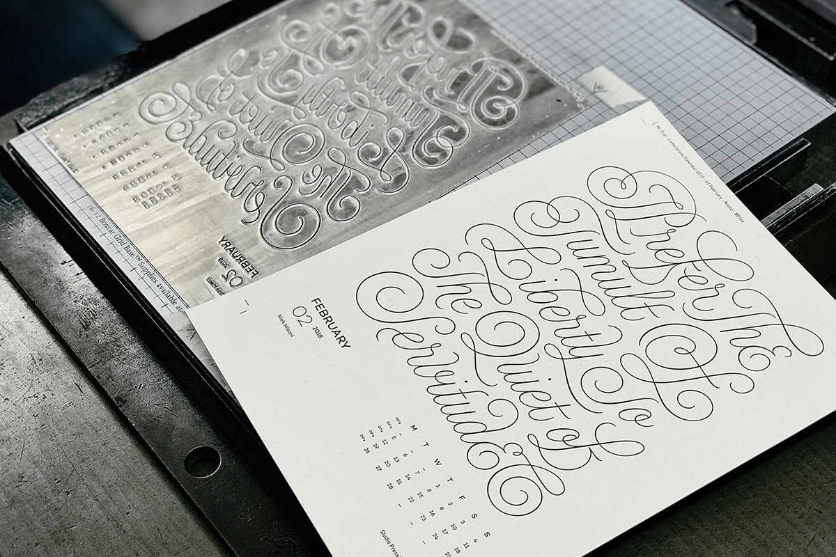 LETTERPRESS CALENDAR › MAKING-OF